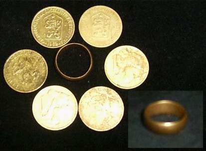 1Ks - prsten z mince