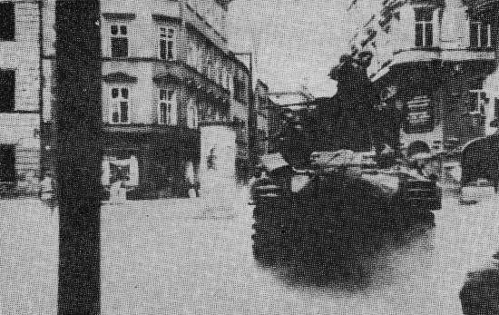 Sovtsk tank na kiovatce esk - Solnin