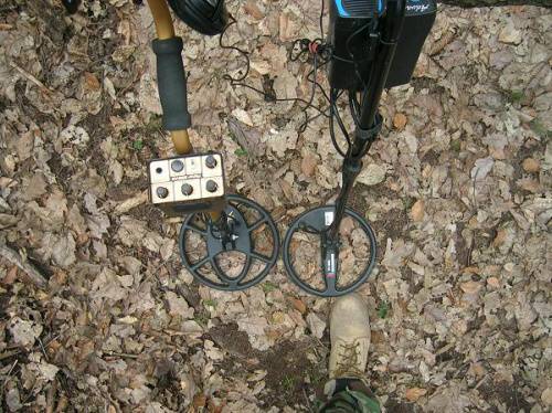 Fisher 1236x2 a Minelab Advantage detailn� pohled