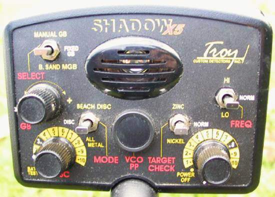 Troy Shadow X5 panel ovladačů
