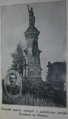 Vzpomnky na vlku 1866 - pomnk setnka Groebena